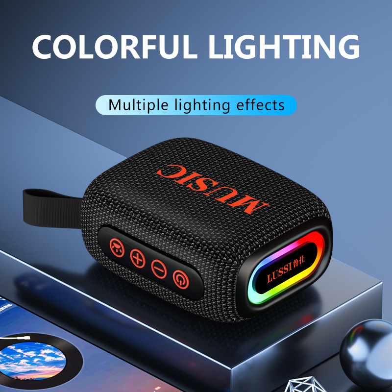 ポータブル防水ワイヤレスBluetoothスピーカー、RGB - Audio Music Spotify のレビューと価格