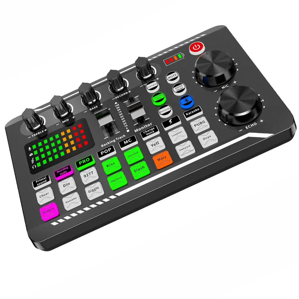 F998 サウンドカード、マイク、サウンドミキサー、オーディ - Audio Music Dj のレビューと価格